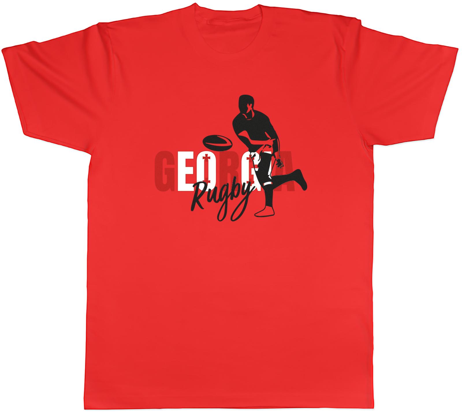 Georgia Rugby Unisexs TShirt Supporters Fans World Cup Tee Gift S
