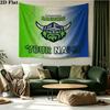 Custom Name Canberra Raiders2 Printed Tapestry – Wall Hanging for Bedrooms, Dorms, and Home Decor