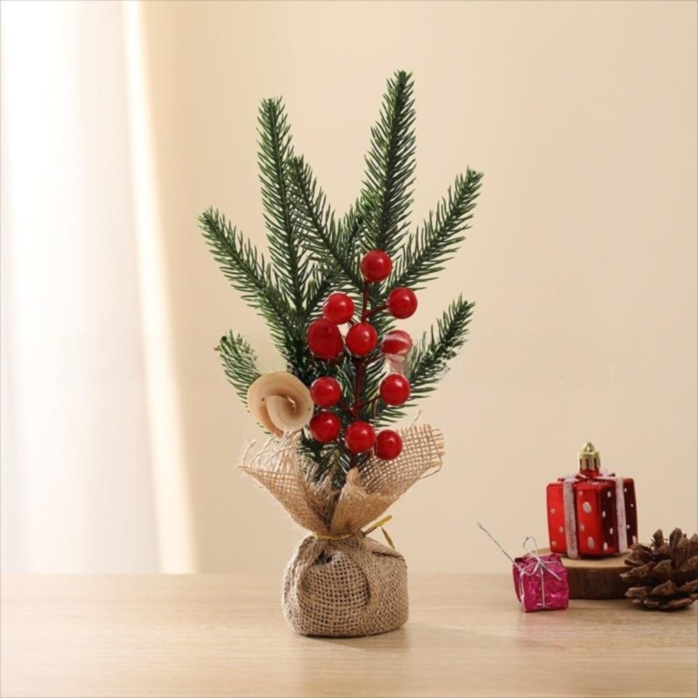 

New Simulated Mini Christmas Tree Exquisite Pine Needles Artificial Plants Craft Xmas Tree Christmas Decorations Home Ornaments