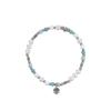 Scudo Shell Mint Pearl Karen Beads Bracelet