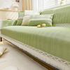 Summer Ice Silk Sofa Cover With White Lace Non-slip Couch Slipcover Protector Cover Universal Sofa Towel for Living Room Decor