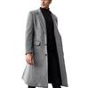 Men's woolen coat Cross-border British large-size long double-sided woolen coat gentleman
