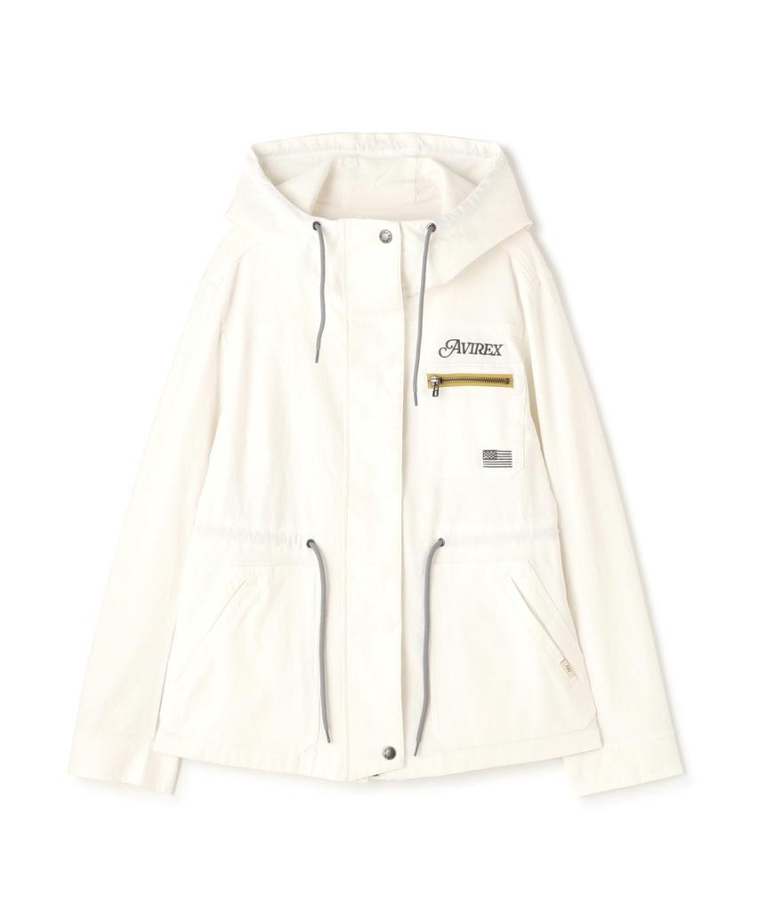 AVIREX COLOR ZIP COMBI JACKET Women's S 033 Off White 783-5152601