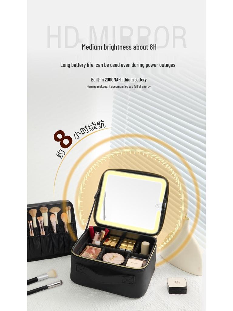 LED Make-up Koffer mit Spiegel, Große Kapazität zur Aufbewahrung & Multifunktionales Design