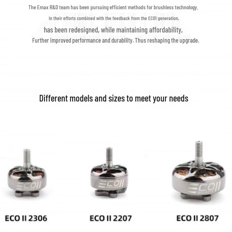 EMAX ECO II 2807 Brushless FPV Racing Drone Motor