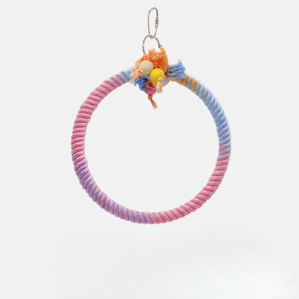 Paw Grinding Parrot Hanging Clip Colored Parrot Standing Stick Parrot Birds Cage Toy Training Toys