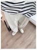 Plus Size Maternity Wide Leg Harem Pants with Belly Support - Casual Spring/Summer Wear