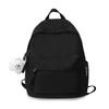 FANDARE Women's School Backpack, Large Capacity, Korean Style, Unisex, Casual, Popular, Stylish, Cute, Plush Toy Included, Backpack, High School