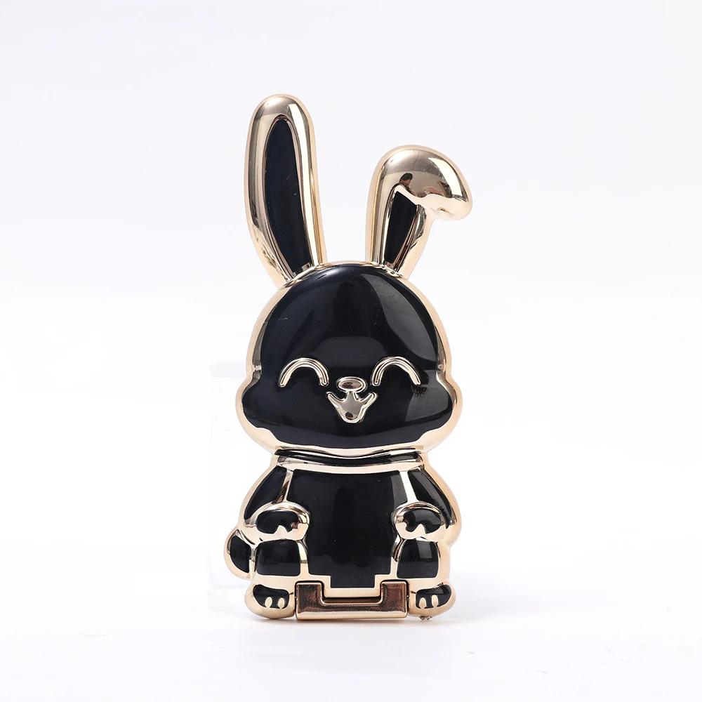 Universal Mobile Phone Bracket Cute Rabbit Ring Bracket Foldable Mobile Phone Bracket 2-in-1 Back-mounted Mobile Phone Bracket