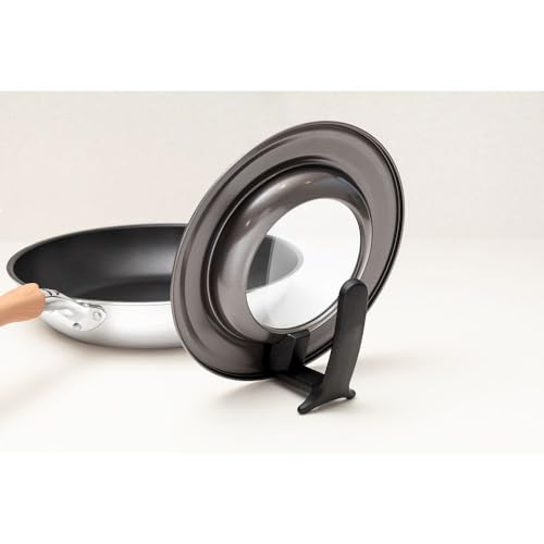 Bestco Pfannendeckel 18-22cm Stehend mit Glasfenster S-Ständer-Typ Hergestellt in Japan MA-2054 Ökologischer Pfannendeckel