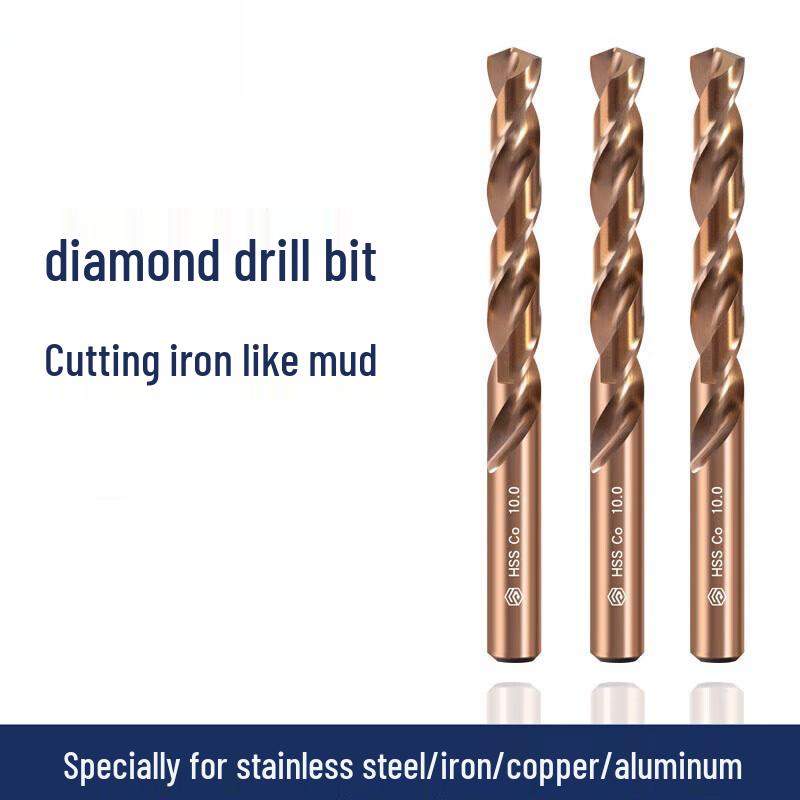 Yishuxiang Cobalt HSS Twist Drill Bit for 304 Stainless Steel