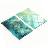 Decorative Glass Cutting and Serving Boards Abstract 2X30X52 Cm