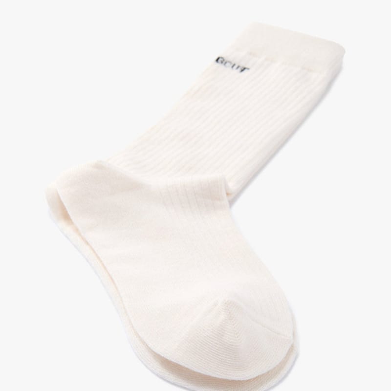 GCUT Logo Jacquard Gore Socks_Ivory 7215284201