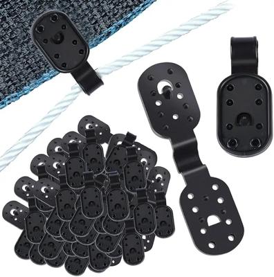 50/100pcs Awning Plastic Clips Outdoor Sunshade Mesh Buckle Durable Can Withstand Bad Weather Conditions Locking Square Design