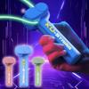 Handheld Rope Thruster Glow-in-the-Dark Rope Propeller Puzzle Games Controller Rope  Outdoor Toys