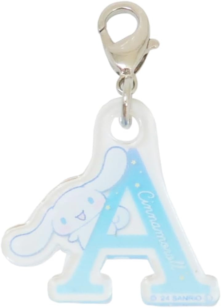 Tees Factory Sanrio Cinnamoroll Cinnamon Zipper Mascot Mini Initial CharmA