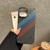 Luxury Carbon Fiber Magsafe Phone Case Metal Lens For iPhone 11 12 14 15 13 16 Pro Max  Wireless Charging Shockproof Cover Fundas