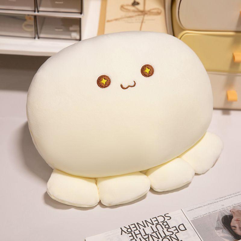 Cute octopus ball plush toy doll can insert hand pillow winter hand warmer cover children and girls pillow doll