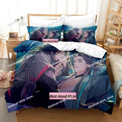 The Scum Villain's Self-Saving System Bedding Set Single Twin Full Queen King Size Bed Set Adult Kid Bedroom Duvetcover Sets