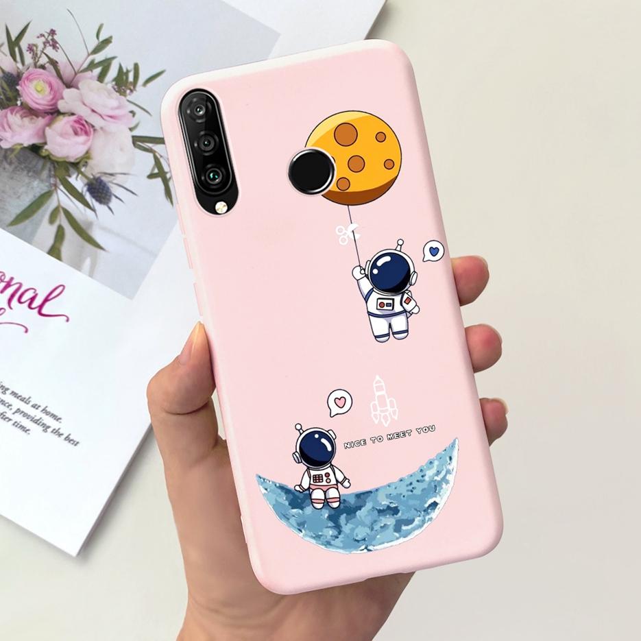 For Huawei P30 Lite Case Cute Dinosaur Cartoon Cover Soft TPU Phone Case For Huawei P30 Pro P 30 Lite P30Lite Shell Fundas Coque
