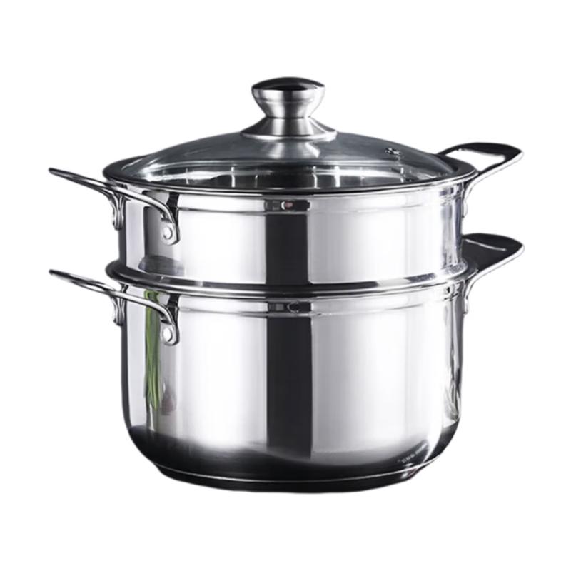 Shangheng 24cm Stainless Steel Multi-Function Steamer Pot