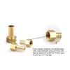 Female Thread Straight Pipe Connector (3/4") with 19mm Hose Brass Barb Tail - Fitting Joint Coupler Adapter