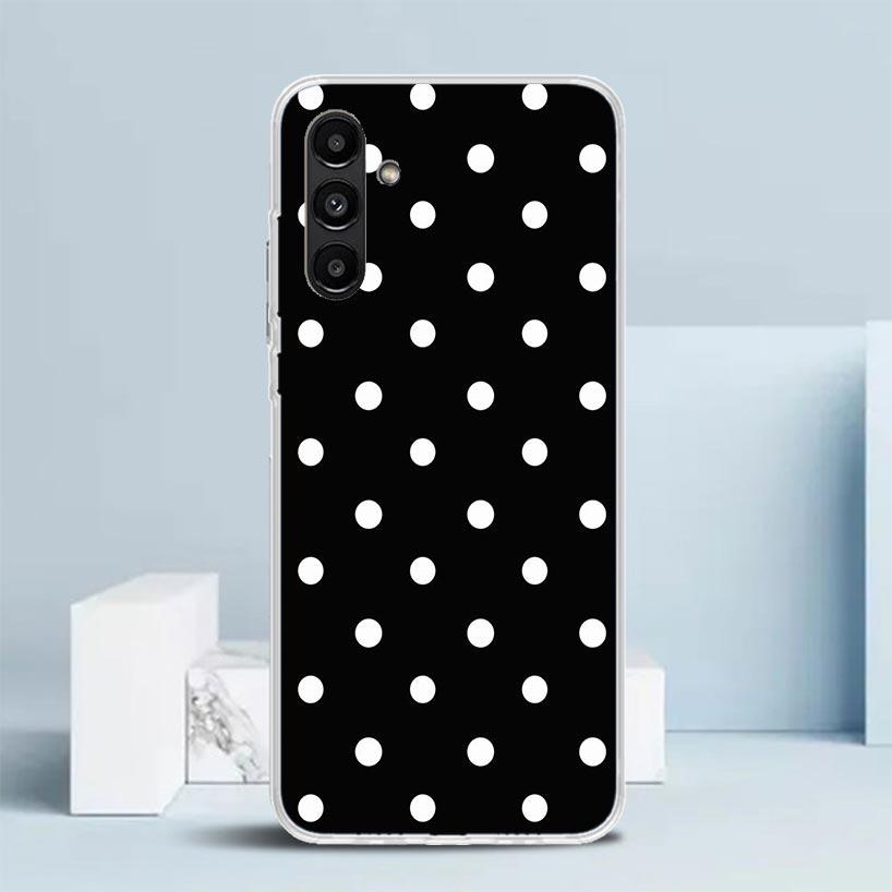 Polka Dots Art Phone Case For Samsung Galaxy A17 A37 A57 A16 A15 A14 A13 A56 A55 A54 A53 A36 A35 A34 A33 A26 A25 A24 A23 Galaxy