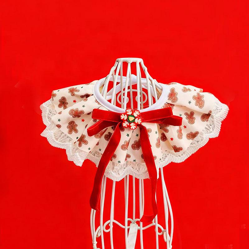 New Pet Scarf: Dog & Cat Drool Bib, Neck Warmer, Bow Tie, Small/Medium Accessories.