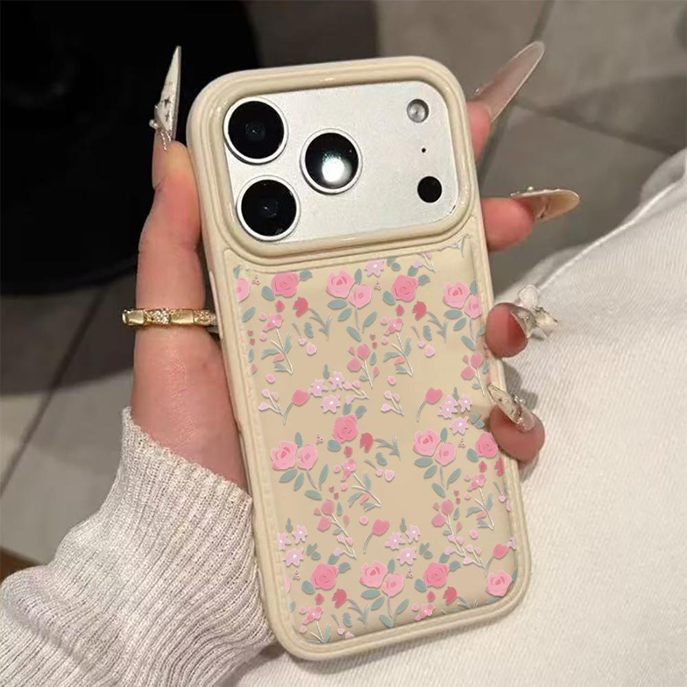 Blue Premium Flower Phone Case For IPhone 17 17Air 16 15 Case For IPhone 11 13 12 14 Pro Max 16 15 14 Plus Cover Case Funda
