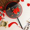 Double-Sided Round Fan with Suzhou Embroidery for Hanfu or Qipao