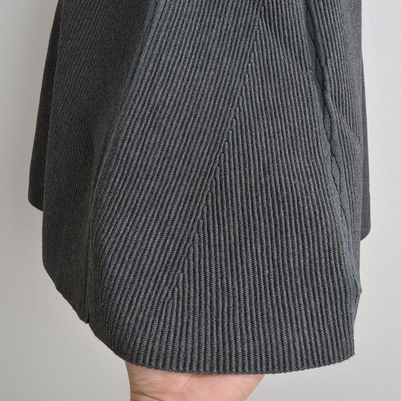 High Waist Slim Looking Knitted Pleated Skirt Women's Clothing Spring and Autumn Belly-Covering and Youthful-Looking Small A- Line Hip-Wrapped Skirt