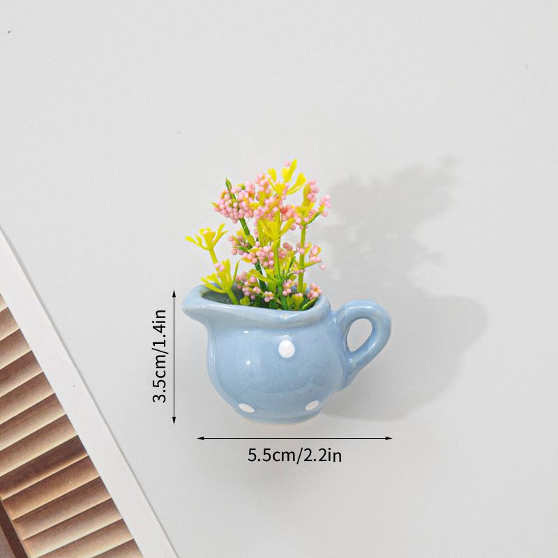 Vase Shape Refrigerator Magnets 3D Mini Magnets for Fridge Cute Fridge Magnet for Home Decoration Gift for Guests Housewarming