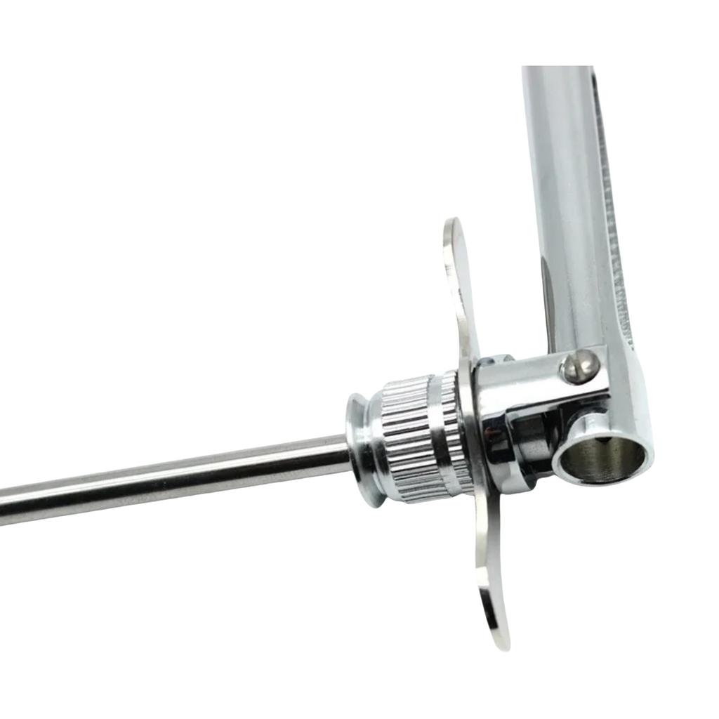 1 Pc Dental Gun Syringe Press Type Stainless Steel Anesthesia Aspirating Needle Tube Oral Surgery Surgical Instrument