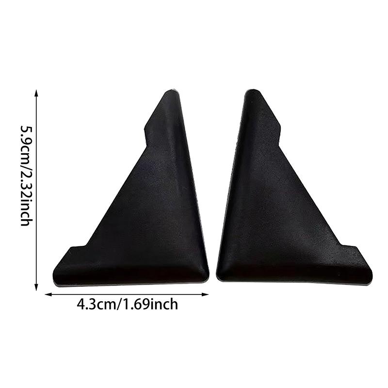 

2шт силиконовый чехол на дверь автомобиля, бампер, защита от царапин, защита от царапин, уход за автомобилем чёрный