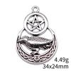 Sun Charm Moon Star Pendant Alloy Charms For Celestial Space Theme DIY Bracelet Necklace Jewelry Making Supplies For