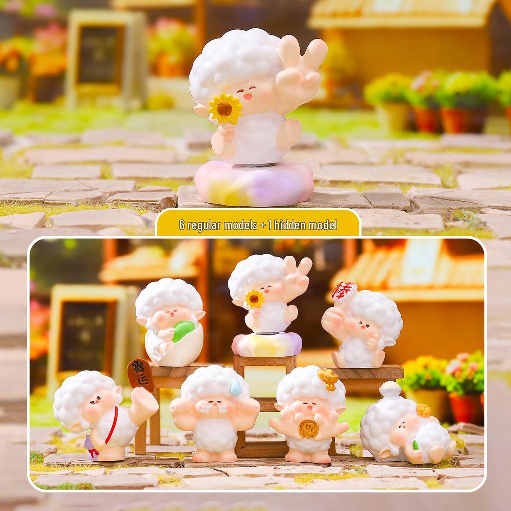 Guochao Hanfu Girl Figurine: Spring Breeze Blind Box Collectible – Dreamy Decor & Gift