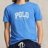 Polo Ralph Lauren Letter Print Crew Neck Short Sleeve T-Shirt Men Tops Blue 710934714-005