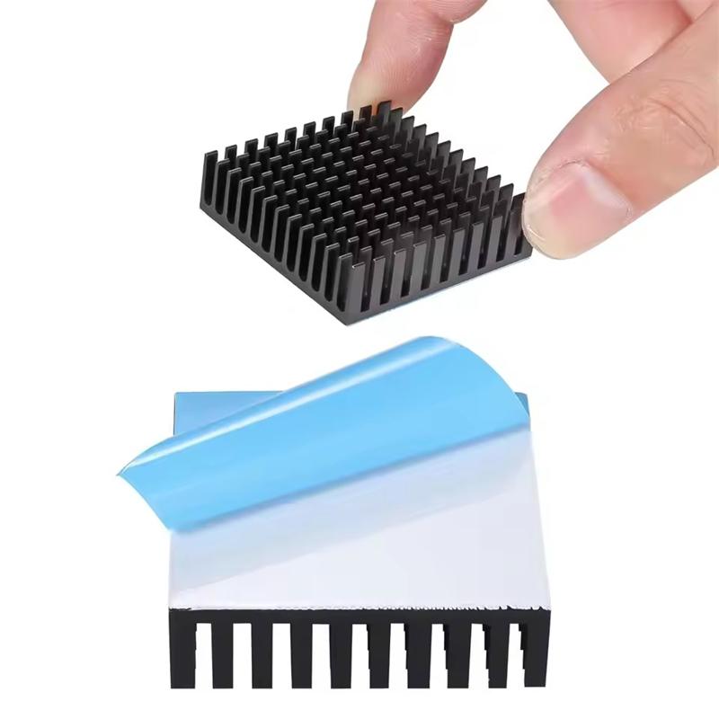3D Printer Part Aluminum Heatsink For Nema17 42 Stepper Motor Ender3 Cooling Heat Sink Radiator 40x40x11mm With Adhesive Backing