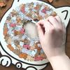 135Pcs Cat-shaped Wooden Jigsaw Puzzle Unique Irregular Puzzle Pieces Game Birthday Xmas Gifts for Cat Lovers Home Decorations