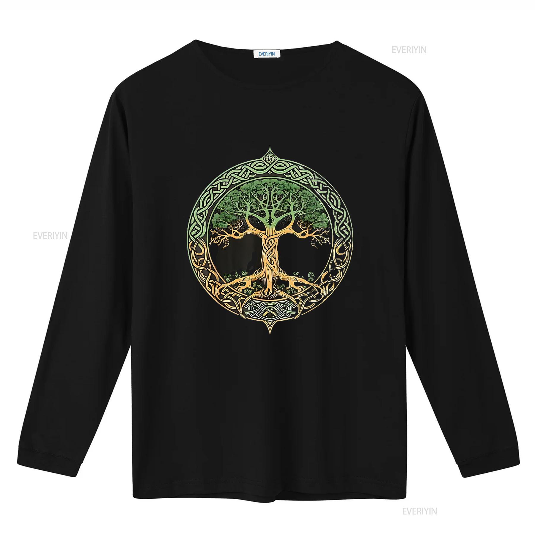

Mens Tree of Life Yggdrasil T Shirt White vintage Washed Casual Unisex Stylish fashion designer clothes Versatile homme S