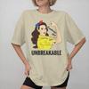 Ecuadorian Flag Girl Unbreakable Ecuador Accessories Unisex Wounisex T Shirts Cotton Tee Graphic Ecuatoriana Bandera Tshirt Clothing