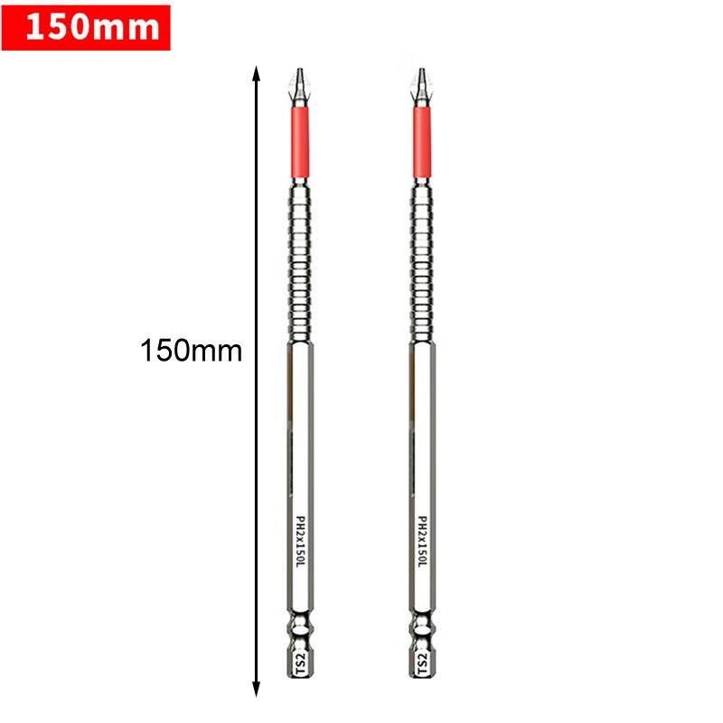 2pcs Magnetic Screwdriver Bits Cross Type for Electric Screwdrivers