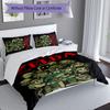 3pcs Cartoon Z-Zeldas pattern bedding set duvet cover set includes duvet cover &pillowcases, perfect all season bedroom decoration & gift