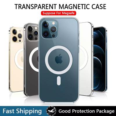 Ultra Net Manyetik Daire Magsafing Kılıfı iPhone 12 11 13 Pro Max Mini XS XR X 8 Plus 2 SE iPhone 10 Macsafe Kılıfı