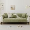 Four Seasons Universal Waffe Sofa Cushion Chenille Sofa Cushion Modern Simple Solid Color Non-Slip Sofa Pillowcase