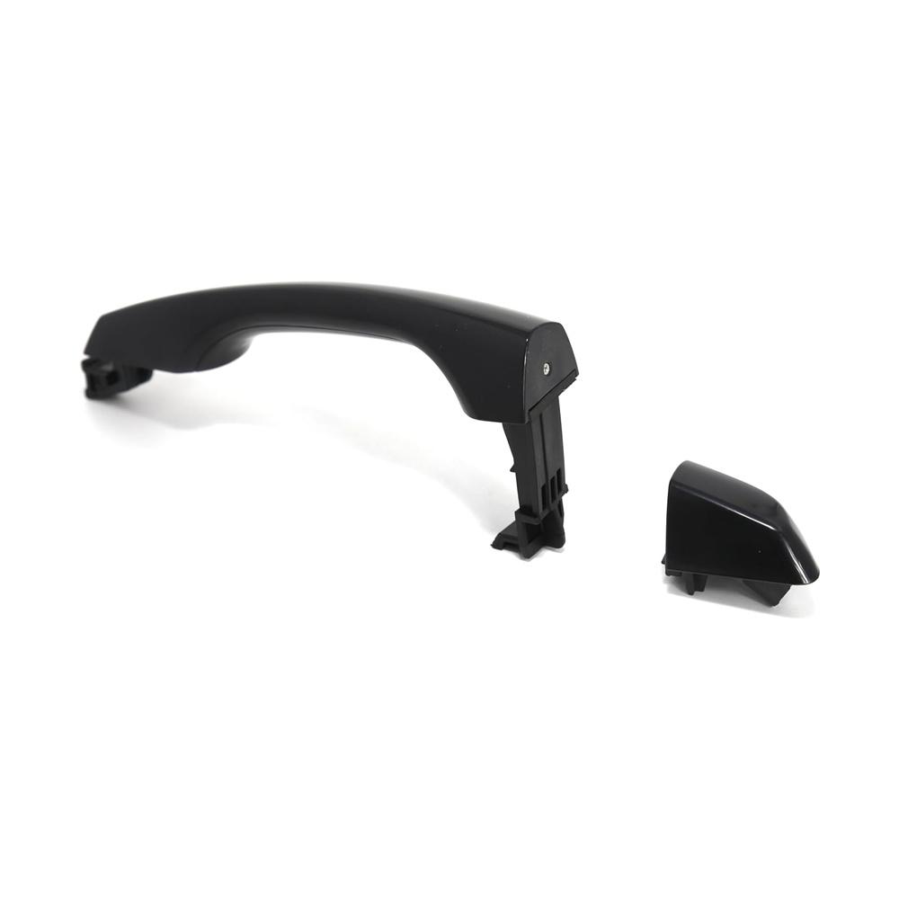 4 Yttre dörrhandtag i svart (Vänster, Höger, Fram, Bak) För Hyundai Elantra 2017-2020