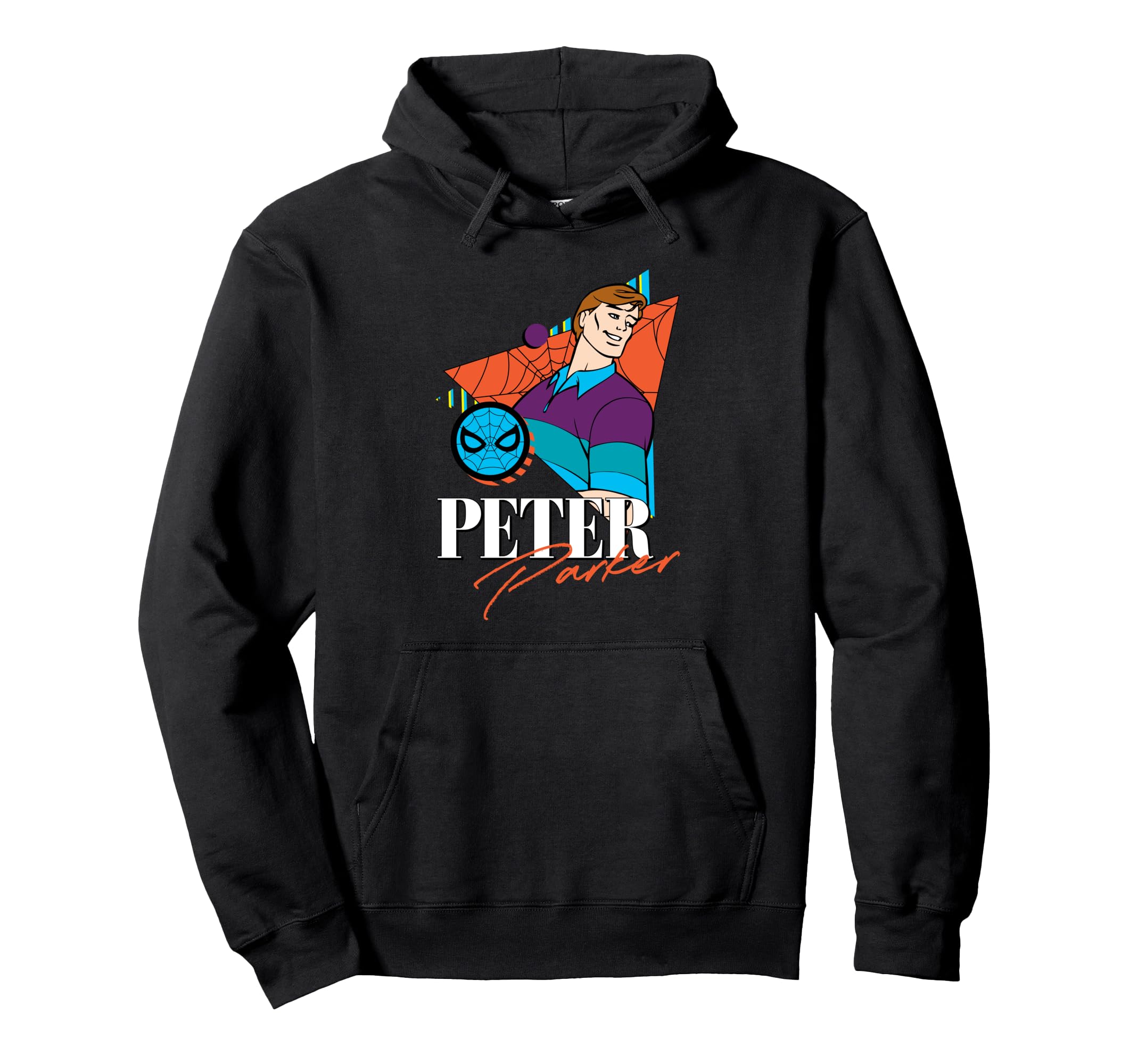 

Marvel Spider-Man Retro 90s Couple Matching Peter Parker Hoodies