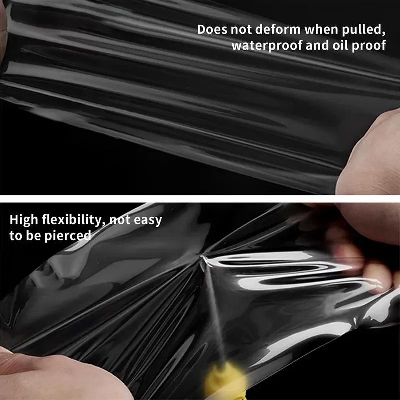 For Volvo XC60 2018-2025 B/C pillar protective sticker TPU transparent protective film anti scratch and anti fingerprint refit