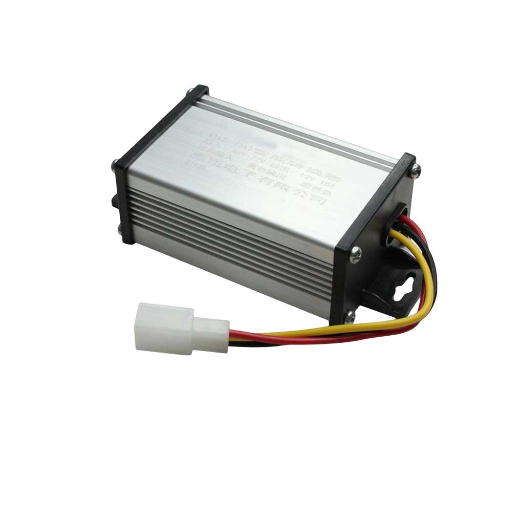 

Алюминиевый сплав Электромобиль Понижающий преобразователь Съемный Рассеиватель тепла Защита от перегрузки по току Инвертор для скутера 48 В-72 В