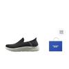 Go Walk Fle Hands Free Slip Ins Mesh Abrasion Resistant Abrasion Resistant Low Top Casual Shoes Men's Black 216491-BKGY